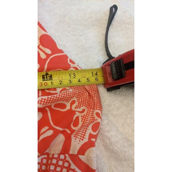 ModCloth Haute Happenstance Lady Bug Red Ivory Halter Dress, Small - Picture 8 of 10